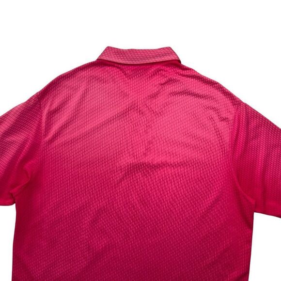 Nike Golf Polo Men's Size Large Pink Tiger Woods Collection Dri-Fit Golf Shirt - Picture 8 of 13